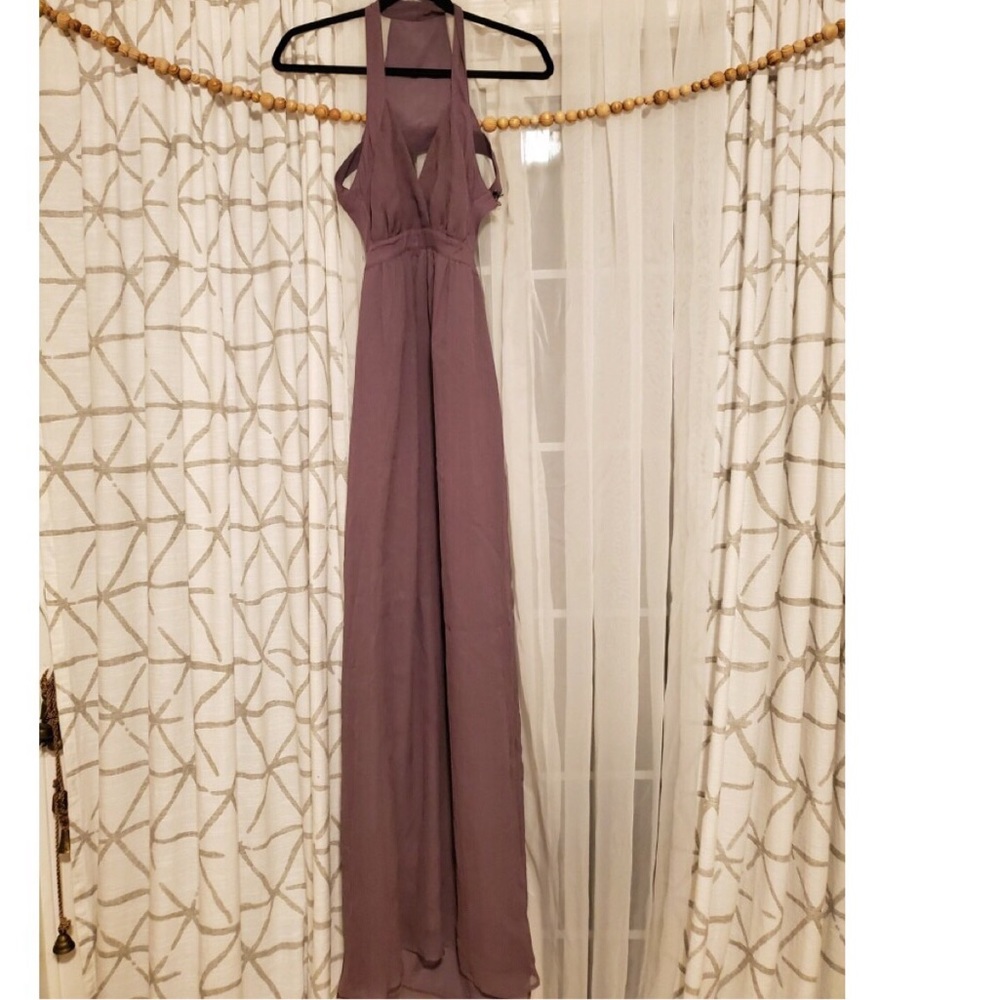 Armani Exchange Purple Maxi Dress